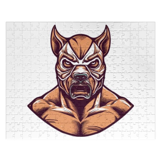 Lucha Libre Mexican Wrestling Mask Luchador Jigsaw Puzzles