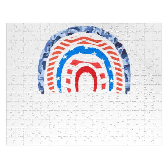 All American Dad Independence Day Party USA Father Jigsaw Puzzles