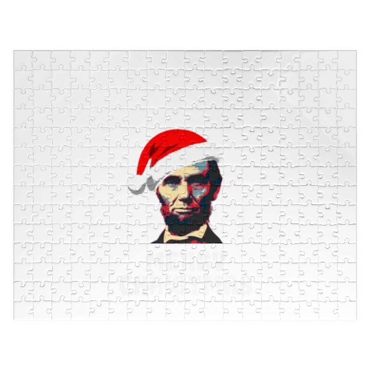 Abraham Lincoln Merry Christmas Jigsaw Puzzles