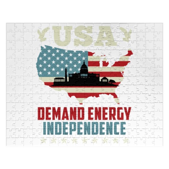 Independence Day Demand Energy Independence USA Jigsaw Puzzles