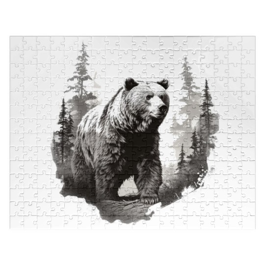 Majestic Forest Bear Jigsaw Puzzles