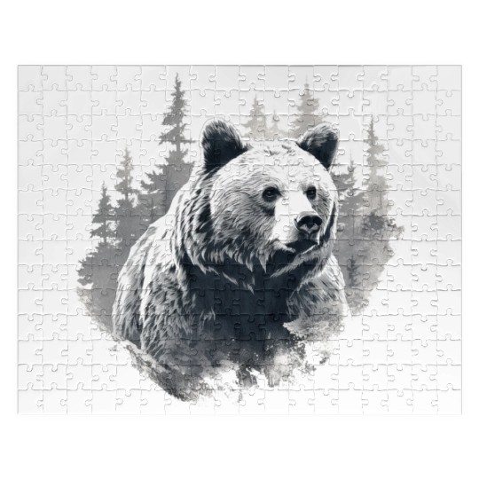 Majestic Forest Bear Jigsaw Puzzles