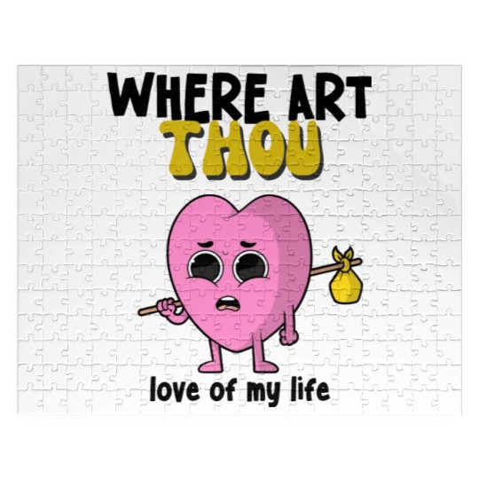 Where art thou Never give up green Jigsaw Puzzles