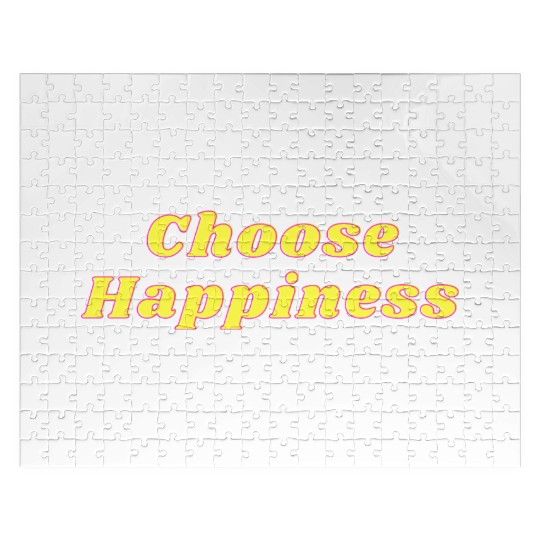 Choose Happiness Jigsaw Puzzles