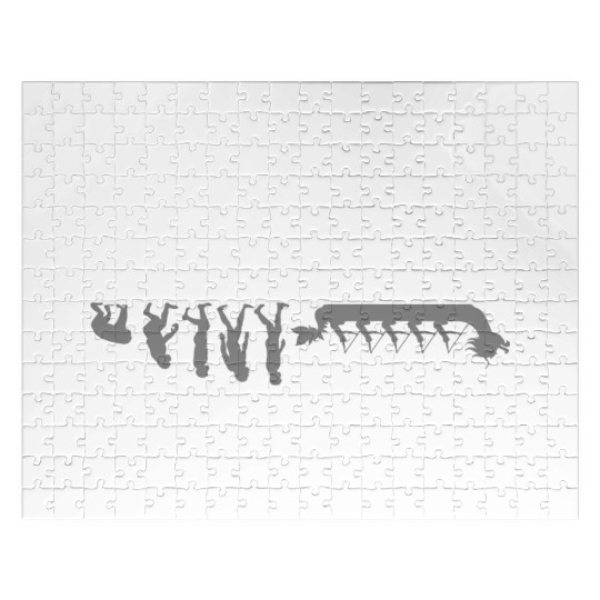Dragon Boat Racing Team Evolution With Shadow Jigsaw Puzzles