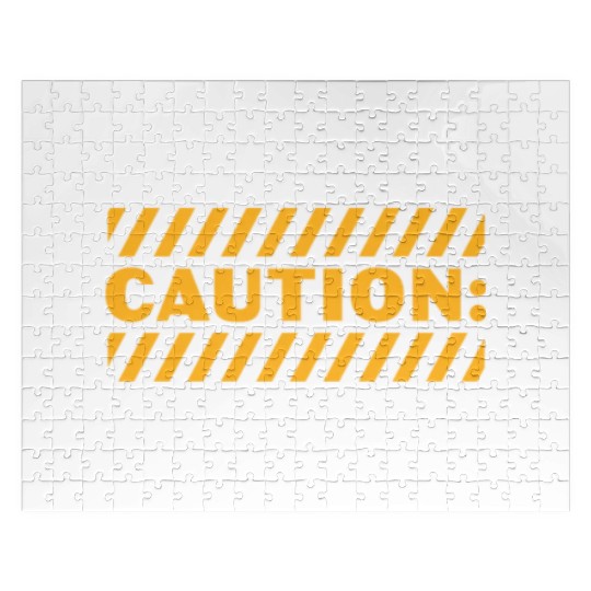 Mechanic Caution Flying Tools & Offensive Language Jigsaw Puzzles