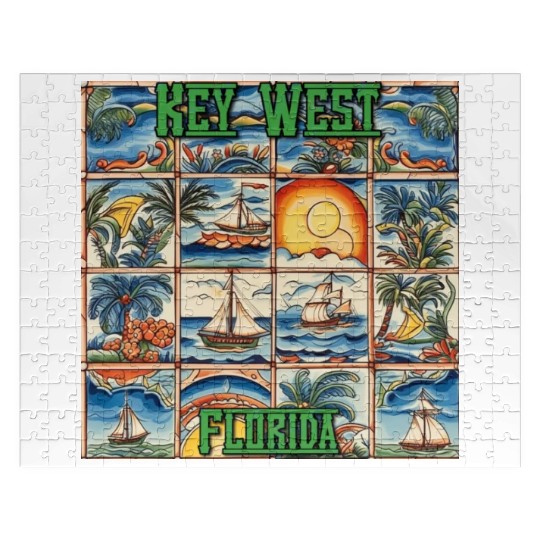 Key West Folk Art Jigsaw Puzzles