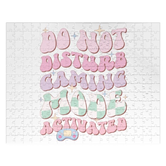 Do Not Disturb Gaming Mode Activated Jigsaw Puzzles