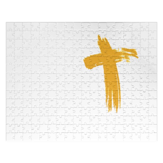 Cross is My Cause Support Christian Catholic Jesus Jigsaw Puzzles