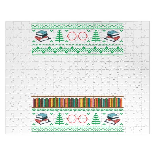 Books Reading Librarian Teacher Book Lovers Ugly Jigsaw Puzzles