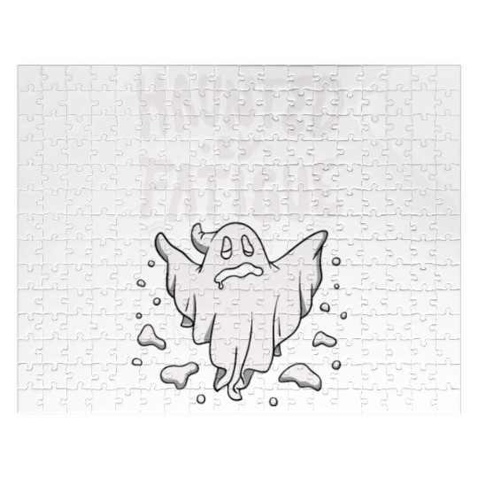 Happy Halloween Trick Or Treat Sleepy Ghost Horror Jigsaw Puzzles