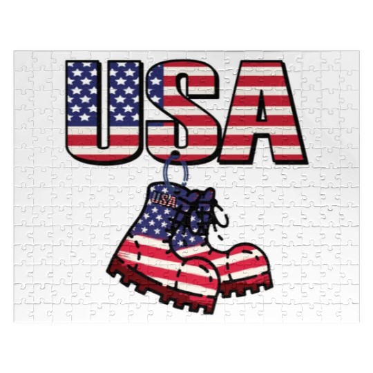God bless America the land of the free Jigsaw Puzzles