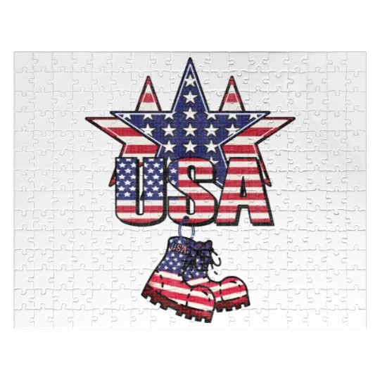 God bless America the land of the free Jigsaw Puzzles