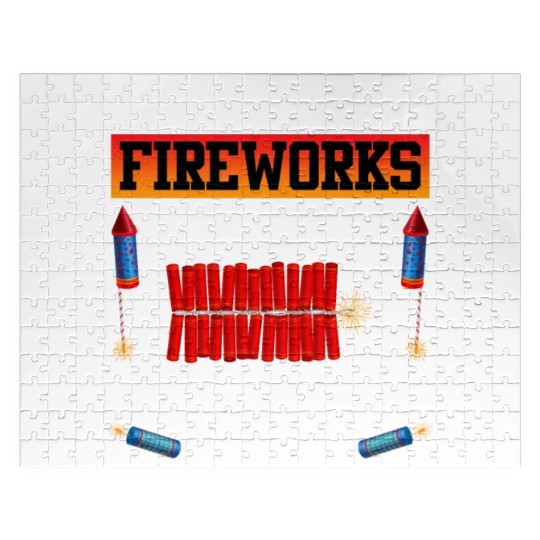 Independence Day Assistant Fireworks Director USA Jigsaw Puzzles