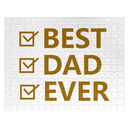 Best Dad Ever Jigsaw Puzzles