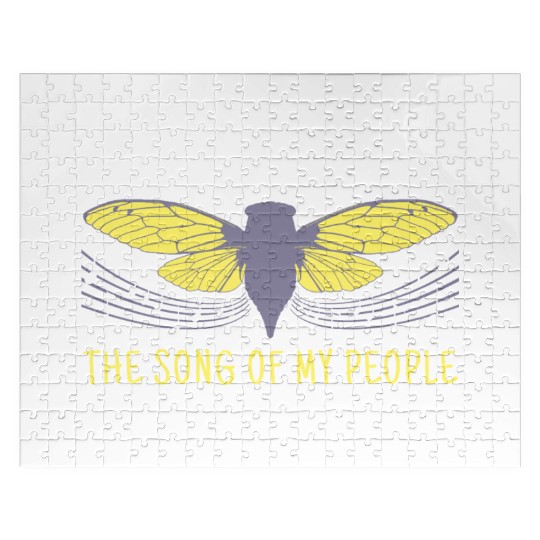 Let Me Sing You The Song Of My People Cicada Artsy Jigsaw Puzzles