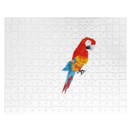 Macaw Heart Beat Parrot lover Macaws Parrots Jigsaw Puzzles