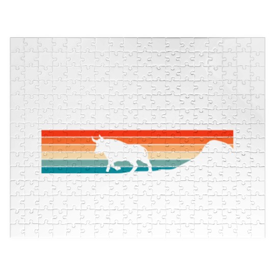 Rodeo Time Cowboy Wild West Horseman Ranch Lasso B Jigsaw Puzzles