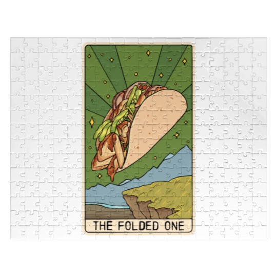 Tarot Card Reader Taco Lover Taco Eater Mexican Jigsaw Puzzles