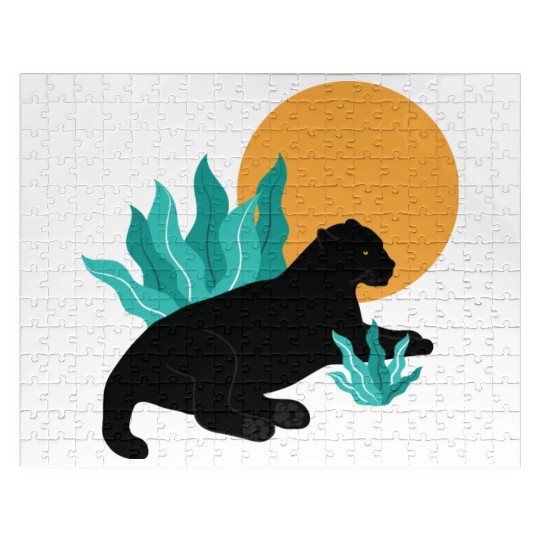 Sunday Chillout With Black Panther Jigsaw Puzzles