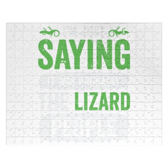 Lizard Reptilian Agenda Conspiracy Theory Jigsaw Puzzles