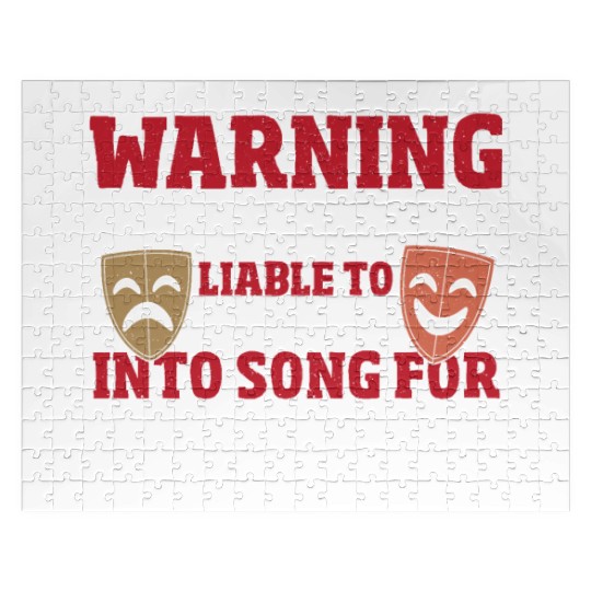 Warning Theatre Geek Liable To Burst Into Song! Jigsaw Puzzles