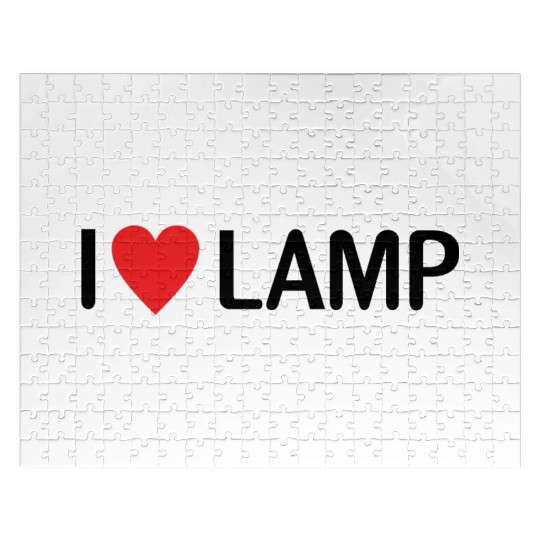 I Love Lamp Jigsaw Puzzles