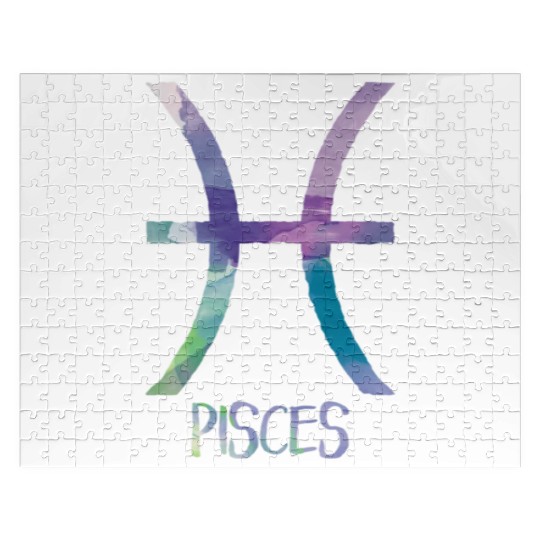 Pisces Zodiac Symbol Astrology Fish Water Sign Jigsaw Puzzles