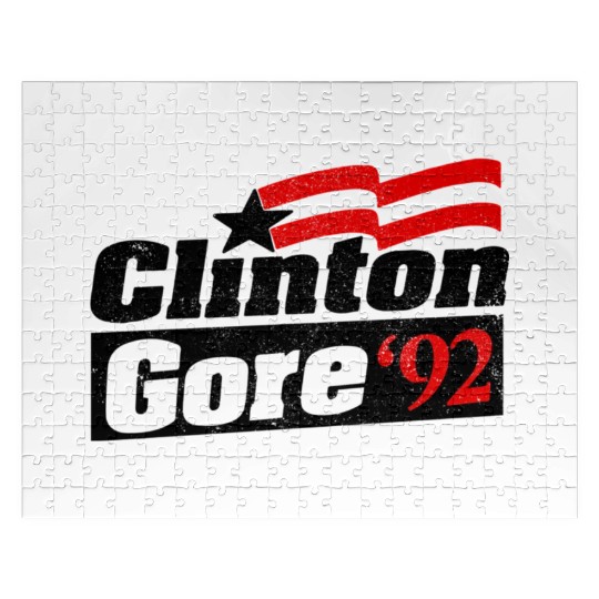 Clinton Gore '92 Bill Clinton President Jigsaw Puzzles