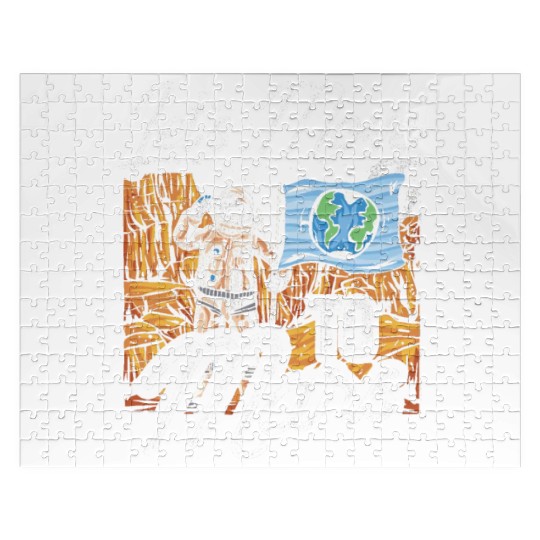 Let's Move To Mars Sayings Explorer Planet Space Jigsaw Puzzles