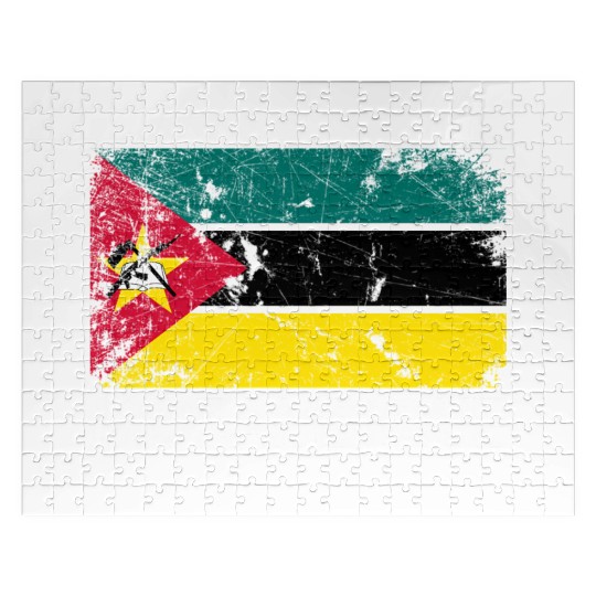 Mozambican Flag Made In Mozambique Jigsaw Puzzles
