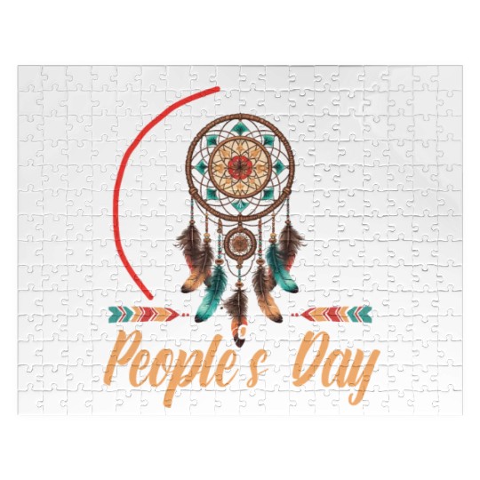 Aboriginal Indians Indigenous Native American Day Jigsaw Puzzles