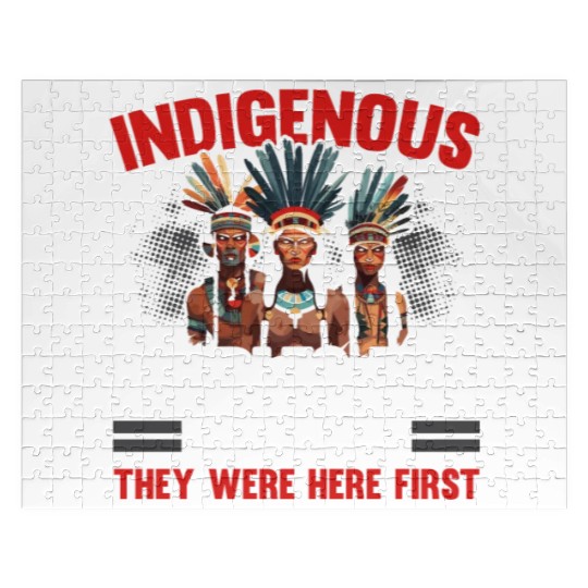Aboriginal Indians Indigenous Native American Day Jigsaw Puzzles