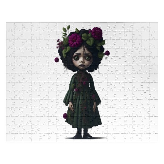 Creepy Girl Doll Jigsaw Puzzles