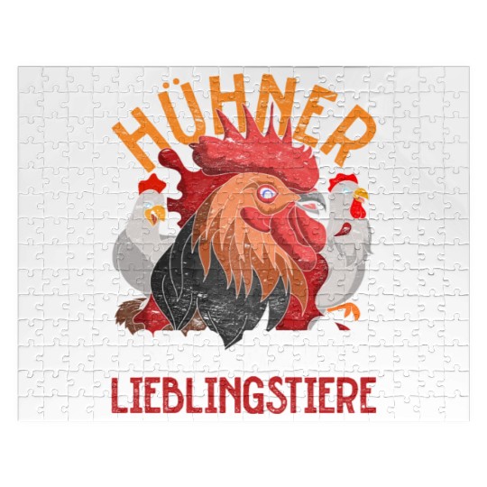 Chickens are my favorite animals gift chicken Jigsaw Puzzles