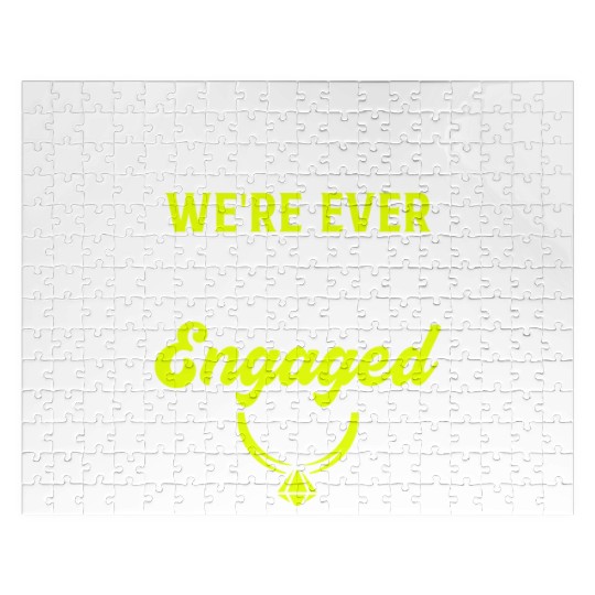 Funny Engagement Design Save The Date 0 Jigsaw Puzzles