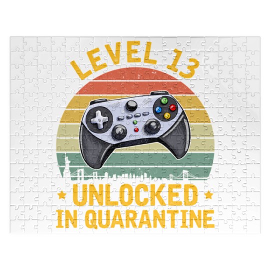 Level 13 Unlocked Video Gamer 13th 2007 Jigsaw Puzzles