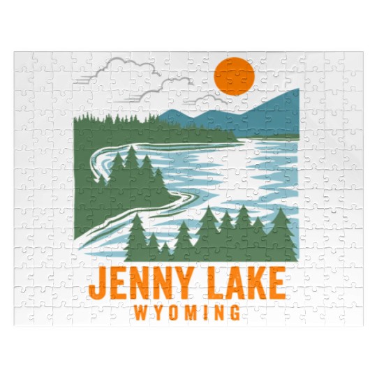 Jenny Lake Wyoming Jigsaw Puzzles
