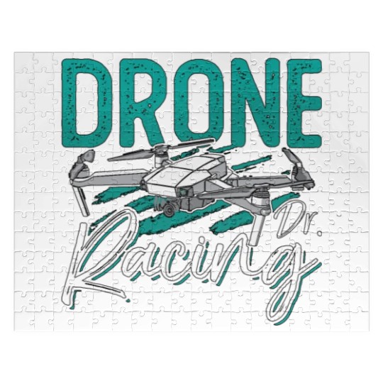 Drone Racing Dr. Fpv Race Drone Race Multicopter Jigsaw Puzzles