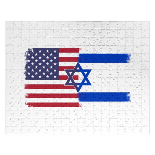 Israel Usa Flag Jigsaw Puzzles