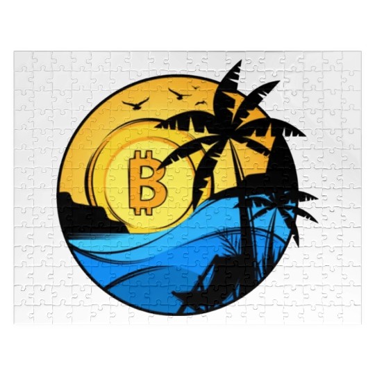 Bitcoin Coin-Crypto Summer Jigsaw Puzzles