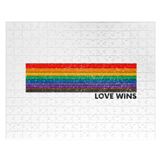 Cute Rainbow Gay Pride Jigsaw Puzzles