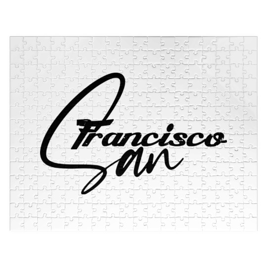 San Francisco lettering Jigsaw Puzzles
