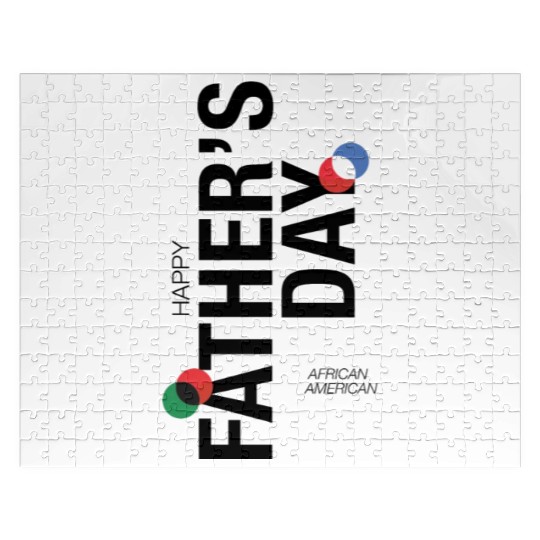 Happy Fathers Day African American Jigsaw Puzzles