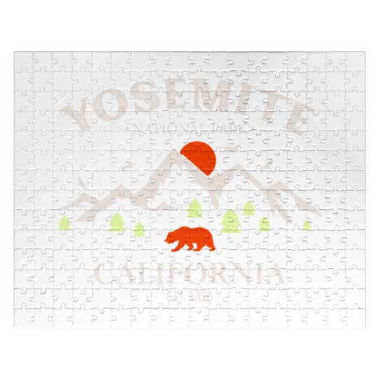 Yosemite National Park California Vintage Jigsaw Puzzles