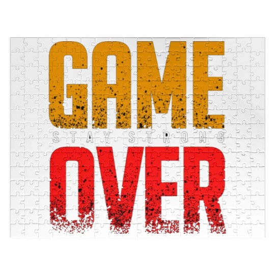Game over vector Jigsaw Puzzles design