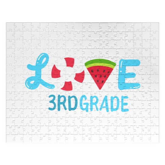 3rd Grade Watermelon Summer Student nature Jigsaw Puzzles