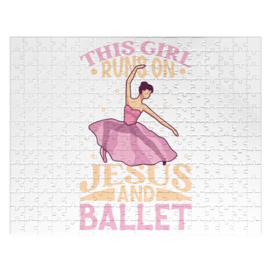 Ballet Ballerina Dance Dancer Dancing Ballet Gift Jigsaw Puzzles