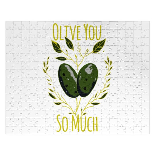 Olive Love Olive Oil I Love You Jigsaw Puzzles