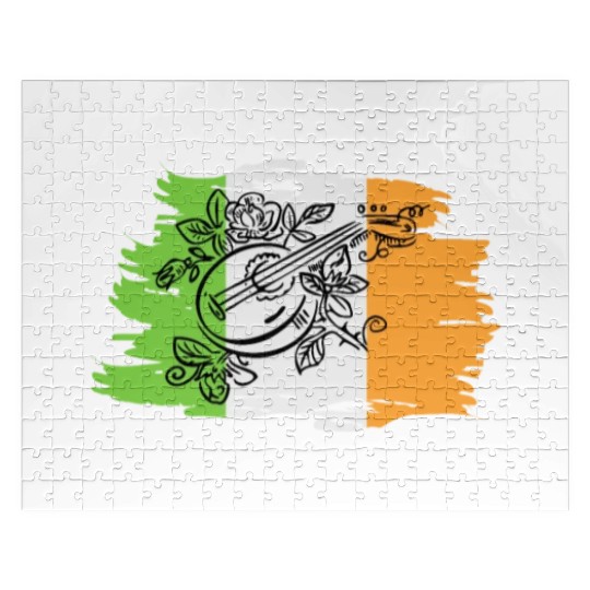 Irish Bouzouki Instrument Greek Jigsaw Puzzles